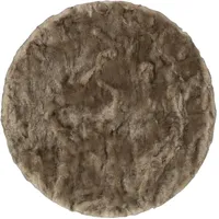 Pergamon Luxus Super Soft Fellteppich Aspen Rund Meliert (Ø
