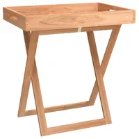 VidaXL Tabletttisch klappbar Nussbaum 52 x 36 x 56