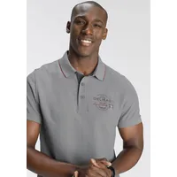 Delmao Poloshirt DELMAO, Herren, Gr. M (48/50), grau, Piqué,
