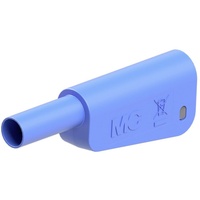 STÄUBLI SLM-4A-46 Sicherheits-Lamellenstecker Stecker Stift-Ø: 4 mm Blau 1