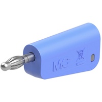 STÄUBLI LQ-4N-39 Laborstecker Stecker Stift-Ø: 4 mm Blau 1