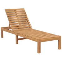VidaXL Sonnenliege Massivholz Teak