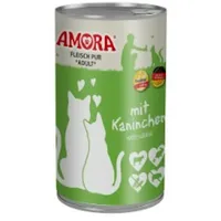 Amora Cat Fleisch Pur 400g 6 x 400g Kaninchen