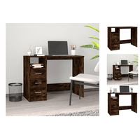 VidaXL Schreibtisch mit Schubladen Räuchereiche 102x50x76 cm