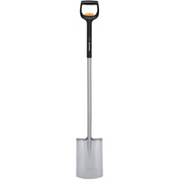 Fiskars Xact Teleskop-Spaten rund