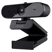 Trust TW-250 QHD Webcam 2560 x 1440 Pixel Standfuß,