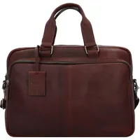 Burkely Antique Avery Aktentasche Leder 40 cm Laptopfach braun