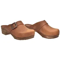 Sanita Wood-Urban Open Clog Chestnut Gr.37 | Gr.: 37