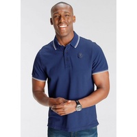 Delmao Poloshirt DELMAO, Herren, Gr. XL (56/58), blau, Piqué,