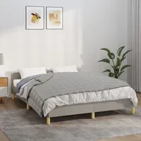 VidaXL Gewichtsdecke Grau 122x183 cm 9 kg Stoff