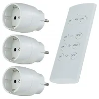 REV Ritter REV Funkschalt-Set Mini 3+1 ws 0085500103 Funk-Steckdosen-Set