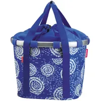 KLICKfix Bikebasket batik strong blue
