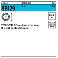 Teckentrup Sperrkantscheibe R 88129 K 6x12,2x1,2 A 4 1000