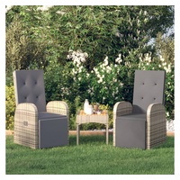 VidaXL Polyrattan Garten-Liegestuhl 57 x 69 x 106 cm