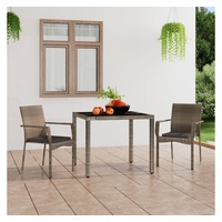 VidaXL Gartenstuhl 57,5 x 94 x 88 cm grau