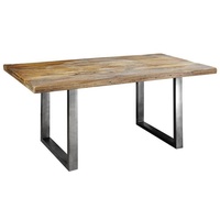 Massivmoebel24 Esstisch Mango 200x100x76 natur lackiert RAILWAY #106