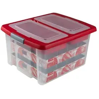 SUNWARE Weihnachtskugelbox NESTA 32 32 Ltr 1-tlg. rot