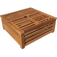 Garden Pleasure Sonnenschirmständer-Verkleidung TAYLOR 985168 braun, Holz