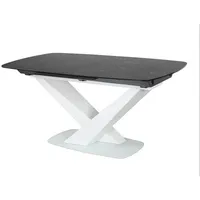 Feldmann-Wohnen Esstisch, Graphit, Graphit, Holz, Oval,Oval, 160x76x90 cm, Esszimmer,