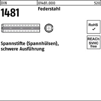Industrial Quality Supplies DIN 1481/ISO 8752 Spannstifte, schwere Ausführung