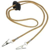 Non-Brand Serviettenkette Serviettenkettchen Serviettenhalter mit Clip für den Hals,
