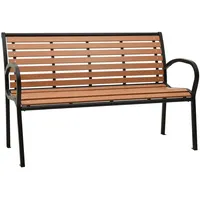VidaXL Gartenbank 116 x 59 x 81 cm Braun
