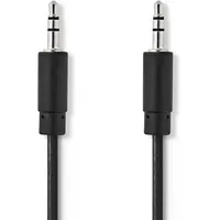 Nedis CAGB22000BK10 Stereo 3.5mm Klinken-Audiokabel, 1 Meter