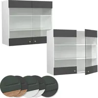 Vicco Küchenglasschrank Fame-Line 80 cm