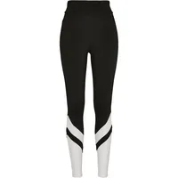 URBAN CLASSICS Arrow High Waist Leggings Black / White