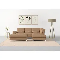 Sit&more Ecksofa »Cabrio L-Form, mit Sitztiefenverstellung, Arm- und Kopfteilverstellung«,