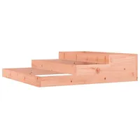 VidaXL Pflanzkübel 107x107x27 cm Massivholz Douglasie