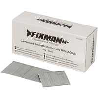 FIXMAN Galvanisierte Glattschaftnägel, 18 G, 5.000er-Pckg, 38 x 1,25