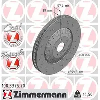 ZIMMERMANN Bremsscheibe FORMULA Z 100.3375.70
