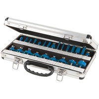 Silverline 1/4-Zoll-Hartmetall-Fräser, 24-tlg. Satz 1/4 Zoll