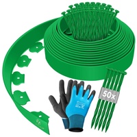 Kesser KESSER® Flexible Rasenkante aus Kunststoff Länge 10m Höhe