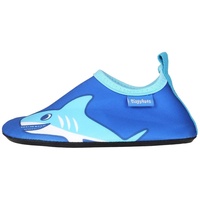 Playshoes Barfuß-Schuh Hai uni blau, 22/23