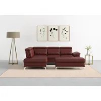 Sit&more Ecksofa »Cabrio L-Form, mit Sitztiefenverstellung, Arm- und Kopfteilverstellung«,