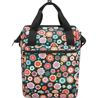 KLICKfix Roomy Gt Gepäckträgertasche 12l - Multicolors Flowers -