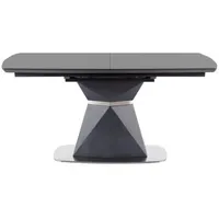 Feldmann-Wohnen Esstisch, Grau, Grau, Holz, Rechteckig,Rechteckig, 160x76x90 cm, Esszimmer,