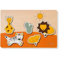 Hauck Greifpuzzle für Kleinkinder Puzzle N Fit Steckpuzzle ab