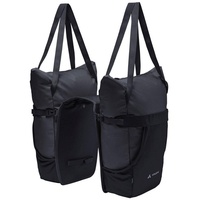 Vaude TwinShopper Fahrradtasche (Größe 44L, schwarz)