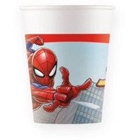 Amscan Procos 93864 - Becher Spiderman Crime Fighter, 200