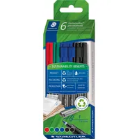 Staedtler Lumocolor Folienstifte-Set farbsortiert permanent 6 St.