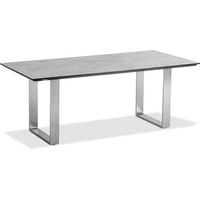 Niehoff Noah Tisch Edelstahl Profilkufe/HPL 160x95 cm bis 220x95