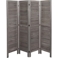 MCW Paravent MCW-G30, Trennwand Sichtschutz Raumteiler, Shabby-Look 170x162cm ~