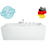 Basera Basera® Indoor Whirlpool Badewanne Palau Premium 180 x