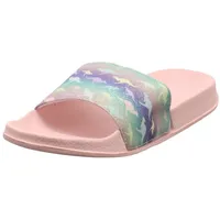 KangaROOS Unisex K Shine Slides, Rose/Animal, 35 EU
