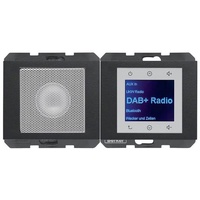 Berker Radio Touch mit Lautsprecher, DAB+, Bluetooth K.x anthrazit