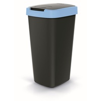 Prosperplast Keden Compacta Q Mülleimer mit Schwing- und Klappdeckel