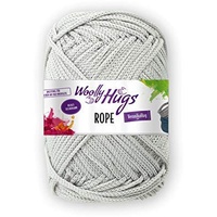 Veronika Hug WollyHugs Taschengarn-Rope-Fb.90grau-(200g)